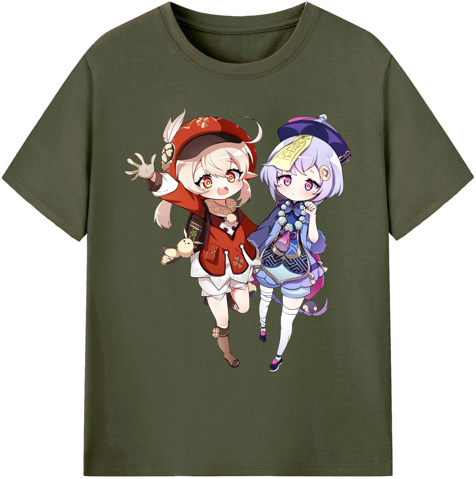 げんし神 七七 なな  genshin Nana 綿100％ メンズ半袖Tシャツ｜肌触りやわらか＆通気性